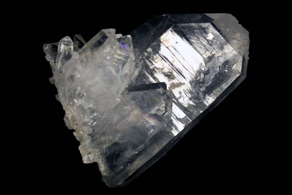 水晶結晶のリアル画像。